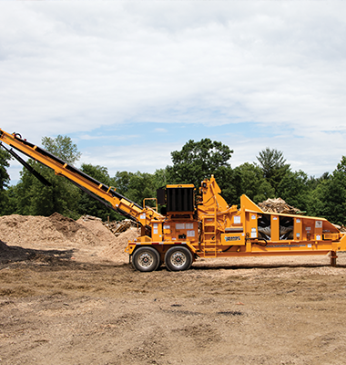 树木粉碎机出料不均匀或颗粒大小不符预期,如何调整?
